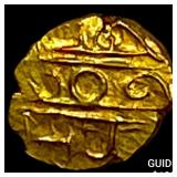 1638-1812 India Mysore .012 Gold Fanam UNCIRCULATE