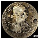 1803 Mo Spanish Colonial 8 Reales Chopmarks