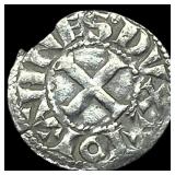 France, Brittany John the Red 1237-1286 Silver De