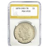 1879-S REV 78 Morgan Silver Dollar PGA VF20