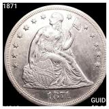 1871 Seated Liberty Dollar UNCIRCULATED