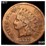 1877 Indian Head Cent NEARLY UNCIRCULATED