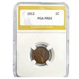 1912 Wheat Cent PGA PR64
