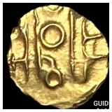 1638-1812 India Mysore .012 Gold Fanam UNCIRCULATE