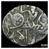 India Rajput 700-1000  Silver Jital NEARLY UNCIRC
