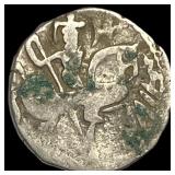700-1000 AD India Rajput Silver Jital NEARLY UNCIR