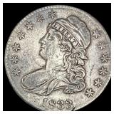 1833 Silver Capped Bust Half Dollar HIGH GRADE