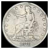 1878-S Silver Trade Dollar NICELY CIRCULATED