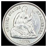 1872 Silver Half Dime HIGH GRADE