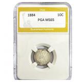 1878 Morgan Silver Dollar PGA MS65