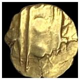 1638-1812 India Mysore .012 Gold Fanam UNCIRCULATE
