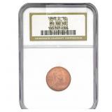 1948-D Wheat Cent NGC MS66 RD