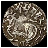 700-1000 AD India Rajput Silver Jital NEARLY UNCIR