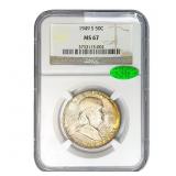 1949-S CAC Franklin Half Dollar NGC MS67