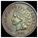 1881 Indian Head Cent CLOSELY UNCIRCULATED