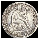 1853 Arrows Seated Liberty Dime CLOSELY UNCIRCULAT