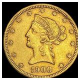 1900 Liberty Head $10 Gold Eagle CLOSELY UNCIRCULA