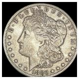 1880-CC Silver Morgan Dollar ABOUT UNCIRCULATED