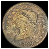 1809 Classic Head Large Cent HIGH GRADE