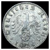 Germany Aluminum 50 Reichspfennig UNCIRCULATED