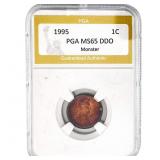 1995 Lincoln Memorial Cent PGA MS65 DDO Monster