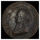 1797 Papal States 1775-1799 Bronze Baiocchi ABOUT