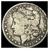 1895-S Silver Morgan Dollar NICELY CIRCULATED