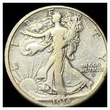 1916-D Silver Walking Liberty Half Dollar LIGHTLY