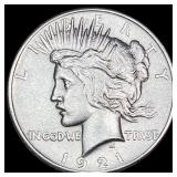 1921 Silver Peace Dollar CLOSELY UNCIRCULATED