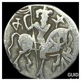 India Rajput 700-1000  Silver Jital NEARLY UNCIRC