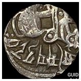 India Rajput 700-1000  Silver Jital NEARLY UNCIRC
