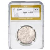 1939 Walking Liberty Half Dollar PGA MS65