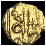 1638-1812 India Mysore .012 Gold Fanam UNCIRCULATE