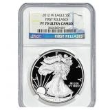 2012-W Silver Eagle NGC PF70 Ultra Cameo