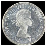 1964 Canada Silver Dollar Charlottetown UNCIRCULAT