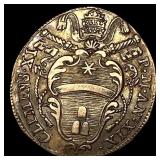 1714 Papal States Clement XI 1700-21 NEARLY UNCIRC