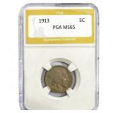 1913 Buffalo Nickel PGA MS65