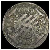 1696 Brazil Silver 640 Reis CLOSELY UNCIRCULATED