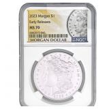 2023 Morgan Silver Dollar NGC MS70
