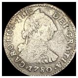 1780 PR Bolivia  SIlver 1 Real