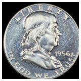 1956 Silver Half Dollar Franklin CHOICE PROOF