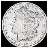 1896 Silver Morgan Dollar CLOSELY UNCIRCULATED