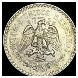 1940 Mexico Silver 1 Peso CLOSELY UNCIRCULATED