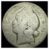 1897 Dominican Republic 1 Silver Peso LIGHTLY CIRC