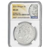 2021 Morgan Silver Dollar NGC MS69