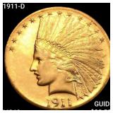 1911-D $10 Gold Eagle UNCIRCULATED