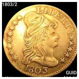 1803/2 $5 Gold Half Eagle UNCIRCULATED