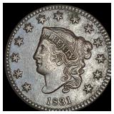 1831 Coronet Head Large Cent CLOSELY UNCIRCULATED