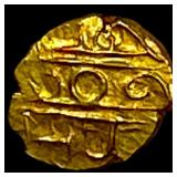1638-1812 India Mysore .012 Gold Fanam UNCIRCULATE