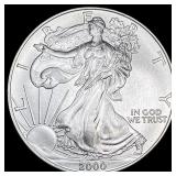 2000 1 oz Silver American Eagle $1 GEM BU